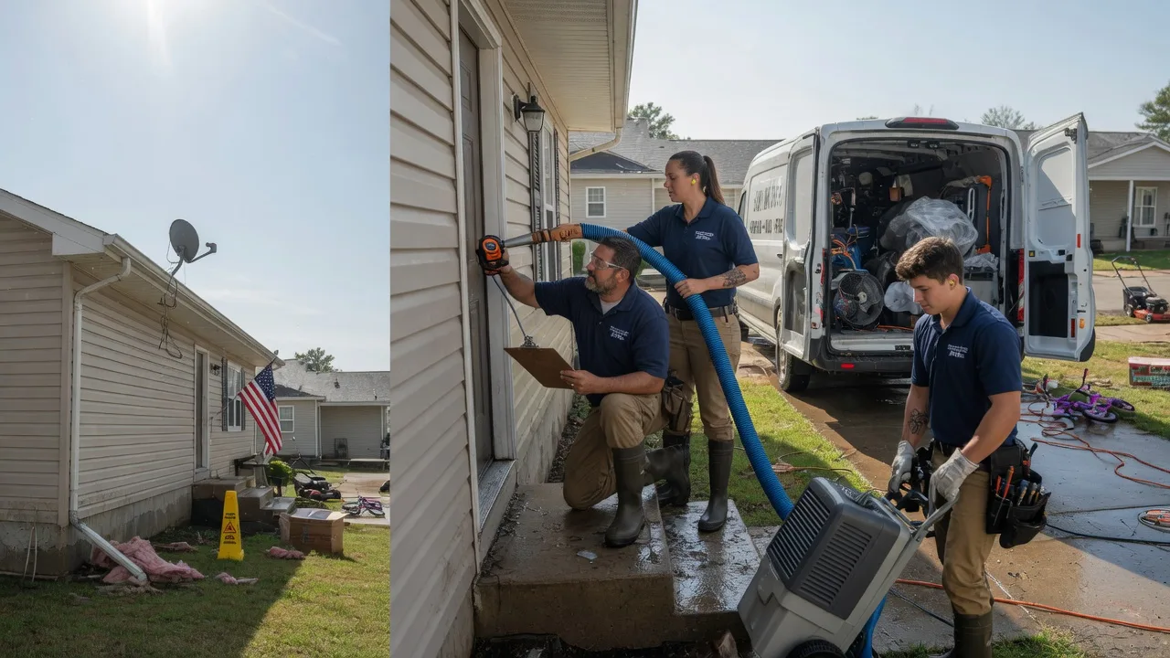 Ceiling Water Damage Restoration in Bailey, NC near me